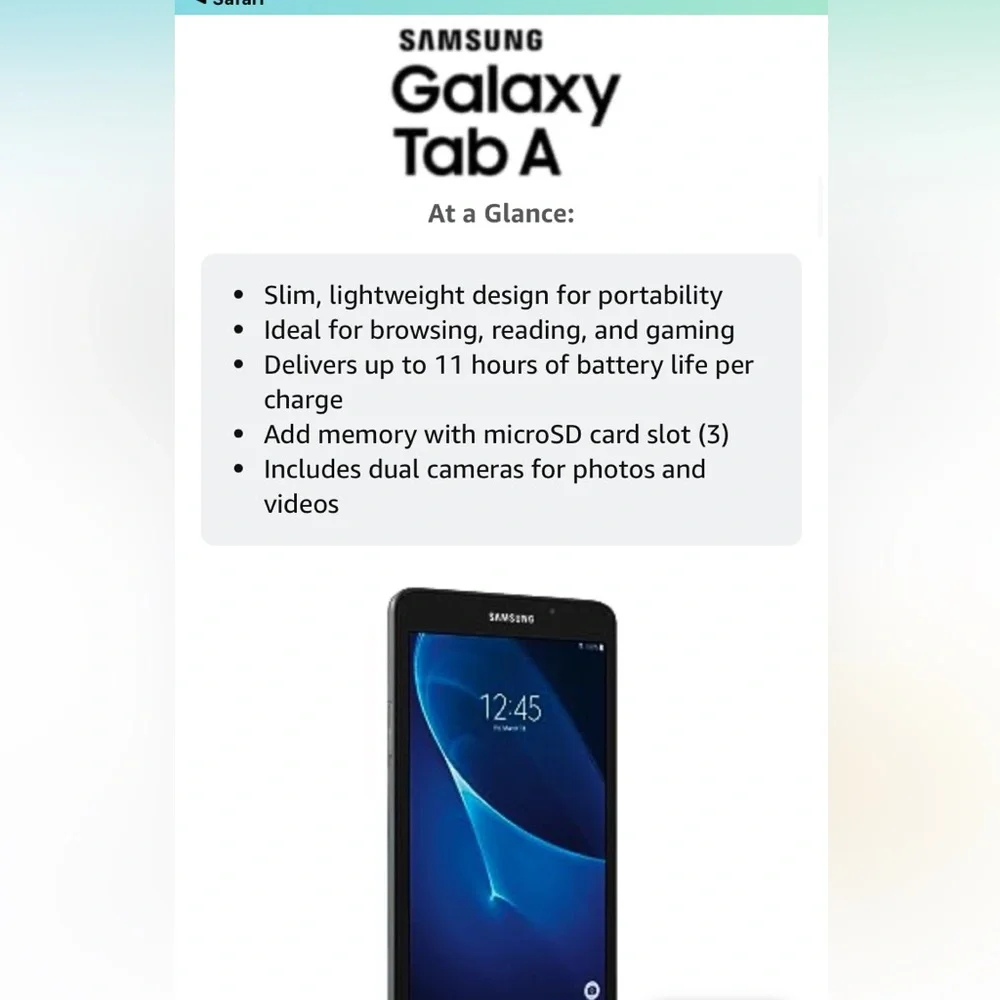 Samsung Galaxy Tab A